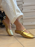 Muse corrugated gold flat￼